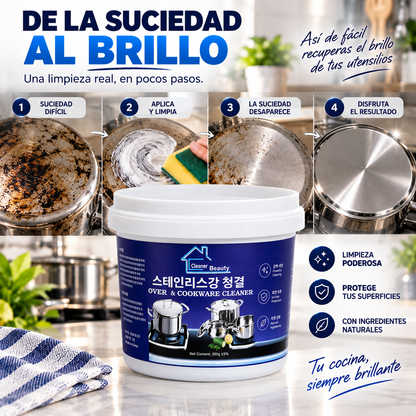 Limpia Olla Multiusos Acero Hogar Inox