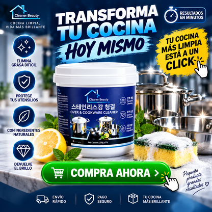 Limpia Olla Multiusos Acero Hogar Inox