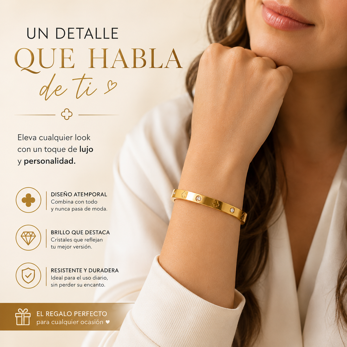 BRAZALETE CARTIER-ORO LAMINADO